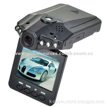 Vehicle Data Recorder, Maximum 1,280*720P/30fps, 90 Degrees Viewing Angle